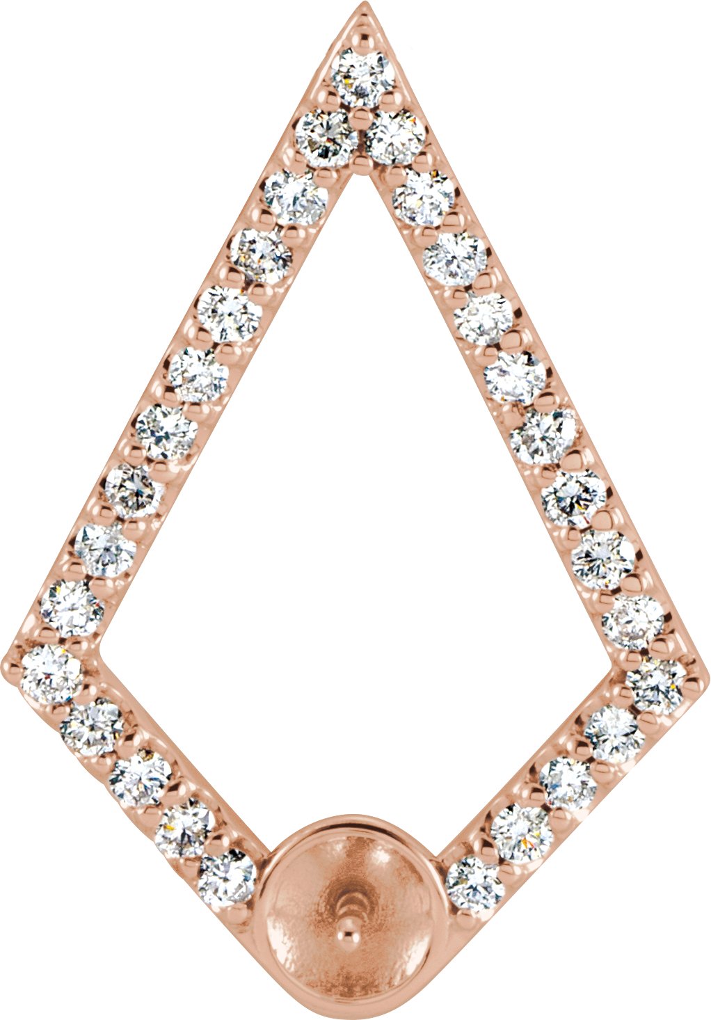 Pearl Geometric Necklace or Pendant