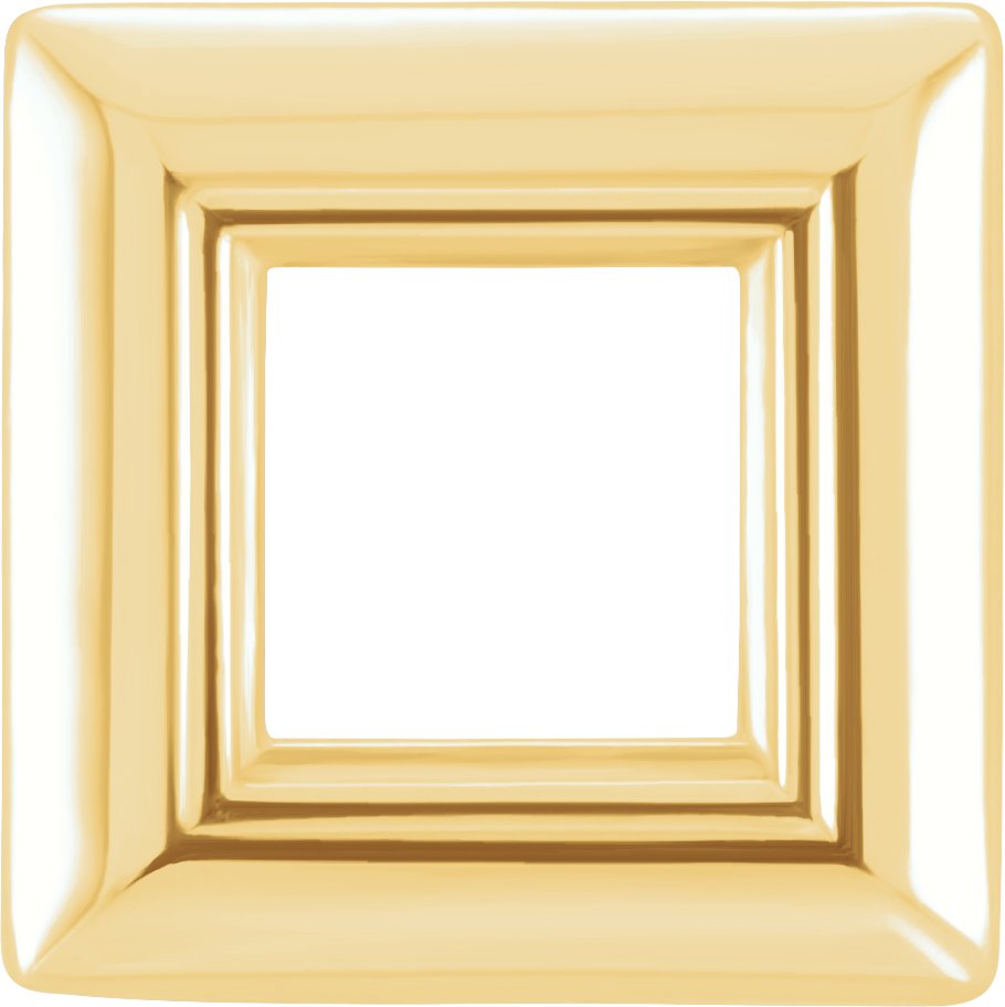 Square Bezel-Set Top Setting