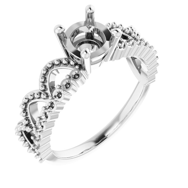 Crown-Inspired Engagement Ring or Band