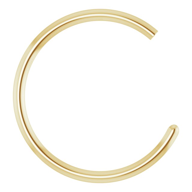 Round Wire Nose Ring Component
