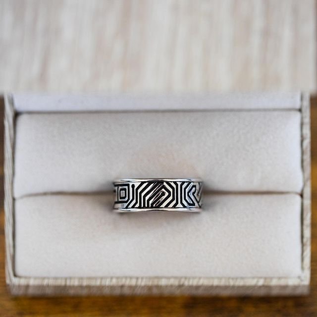 Modern Goldsmith Instagram Ring