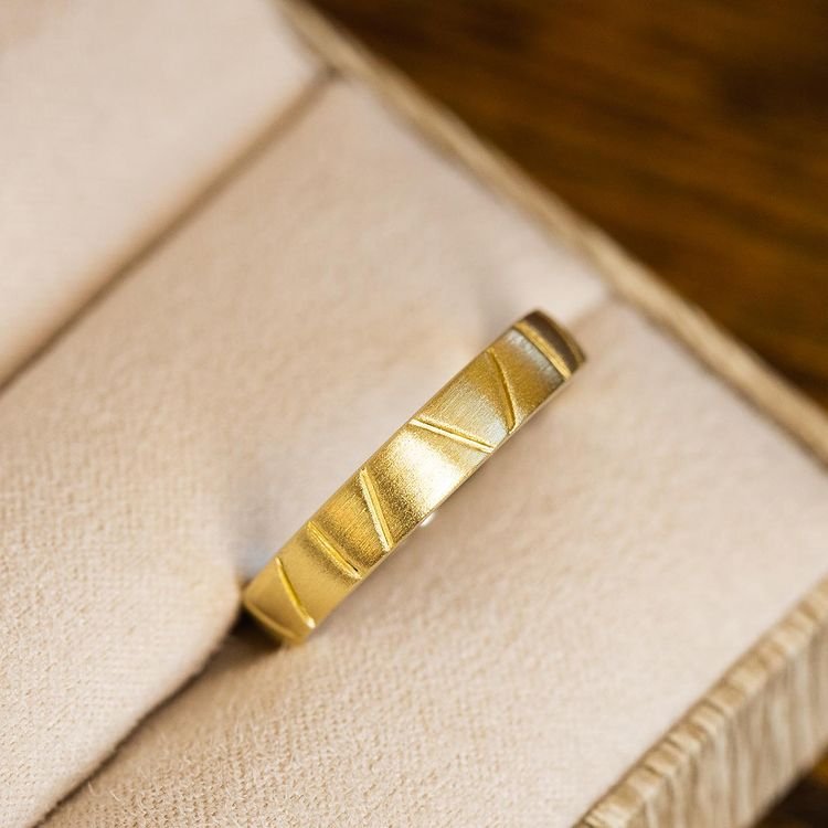 Modern Goldsmith Instagram Ring