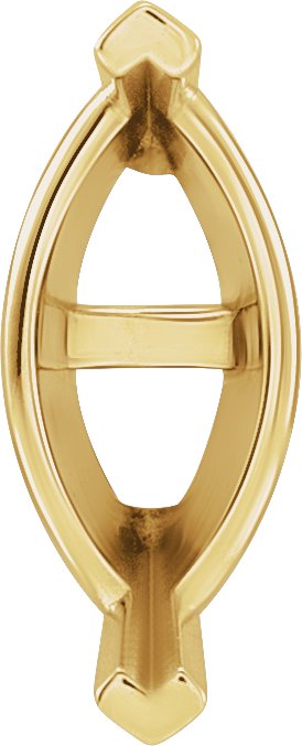 Marquise V-Prong Earring Setting