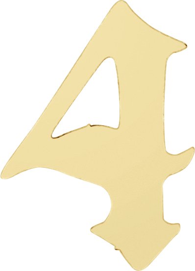Gothic Numeral Trim