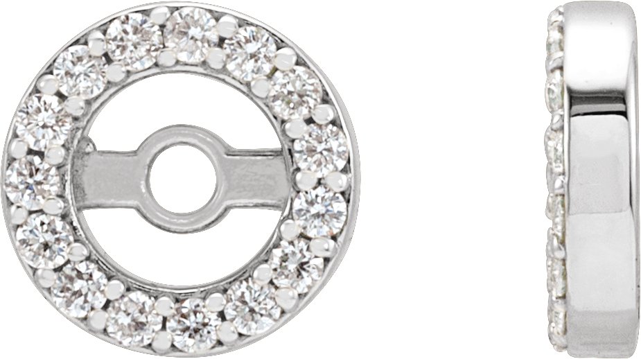 Diamond Fashion | Halo-Style Earring Jackets