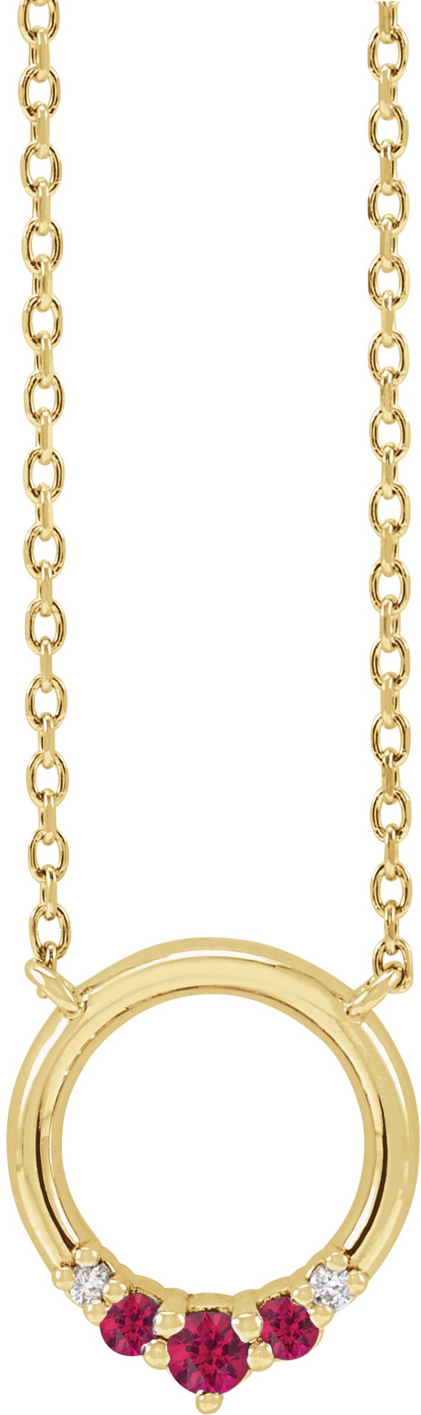 Circle Necklace or Center