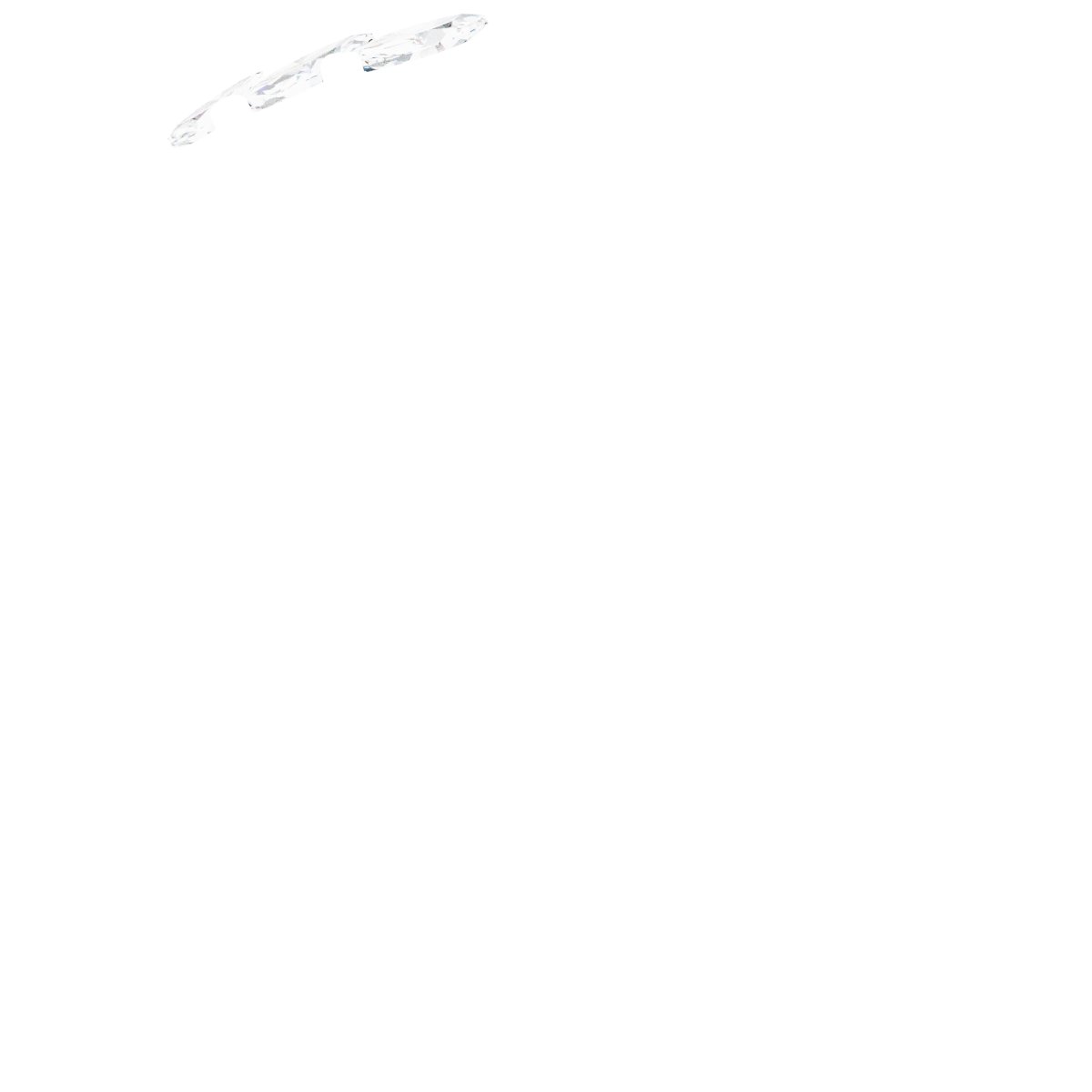 Alternative view of 1/8 CTW Natural Diamond Asymmetrical Contour Band – Platinum