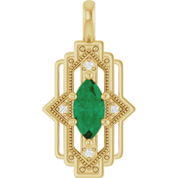 vintage-inspired pendant