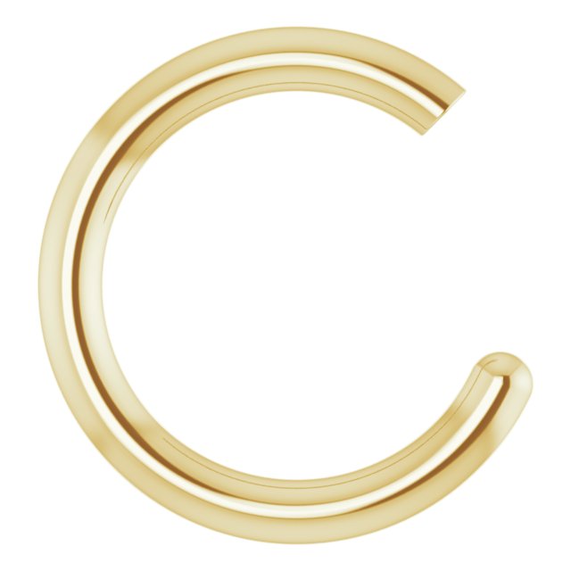 Round Wire Nose Ring Component