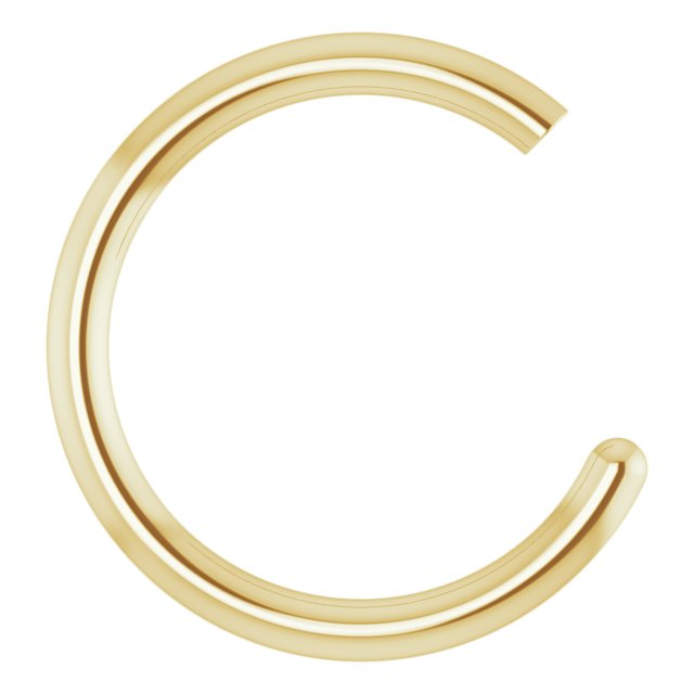 Round Wire Nose Ring Component