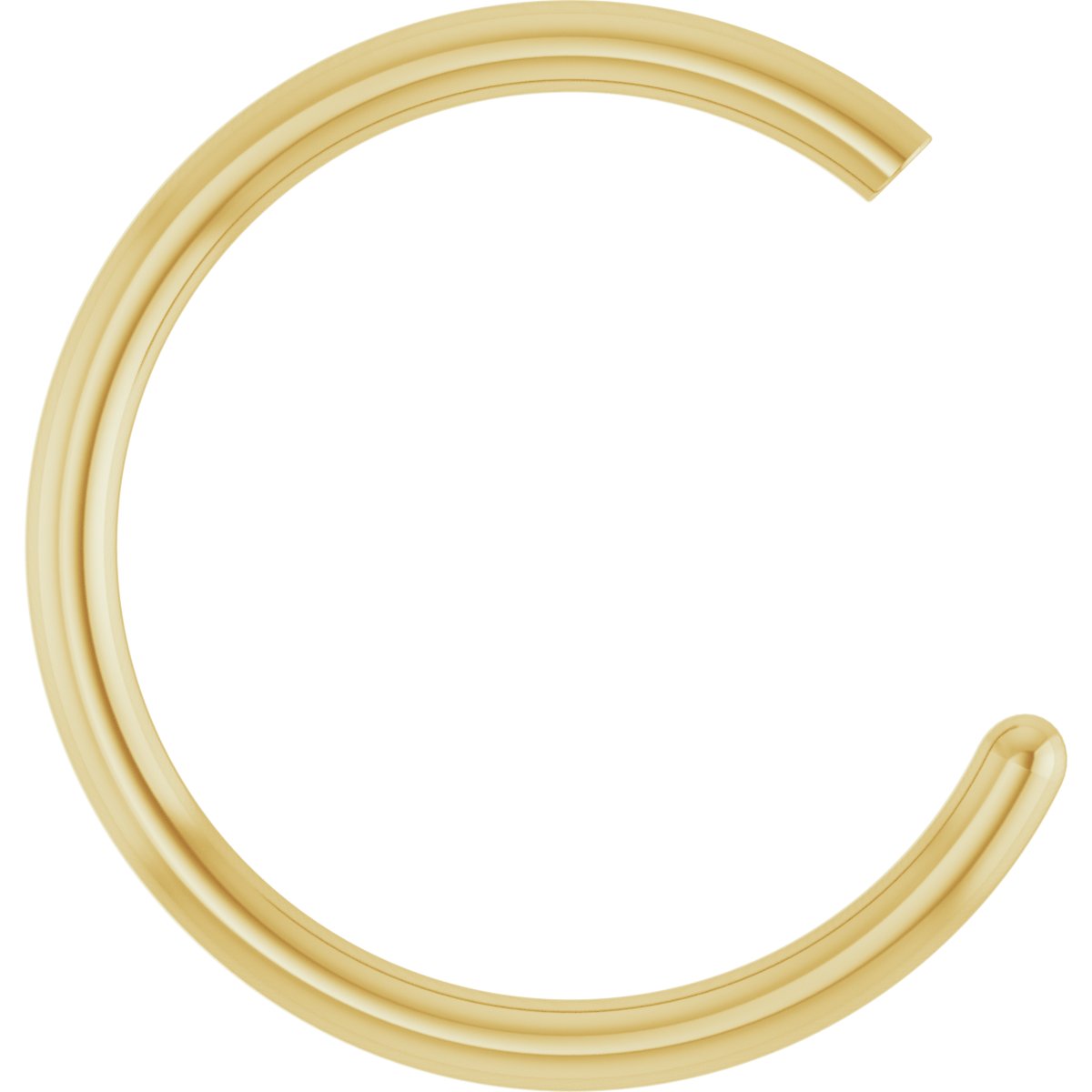 Round Wire Nose Ring Component