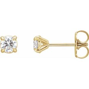 14K Yellow 1/5 CTW Natural Diamond Cocktail-Style Earrings
