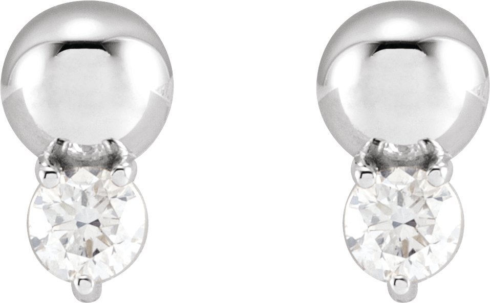 Alternative view of Accented Bead Earrings