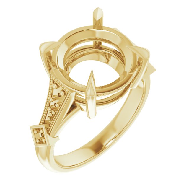Accented Engagement Ring