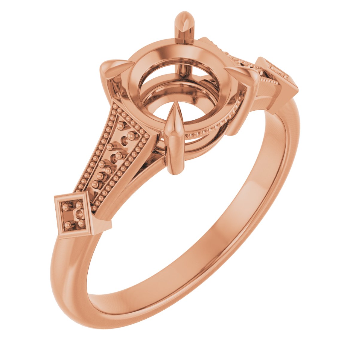 Accented Engagement Ring