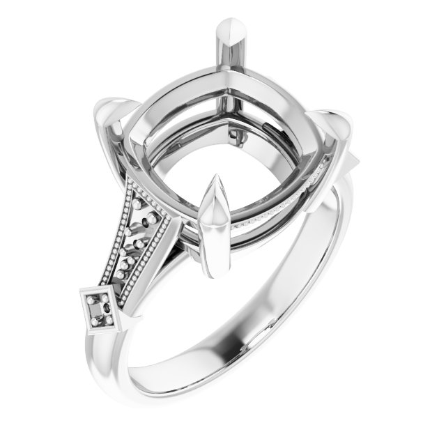 Accented Engagement Ring