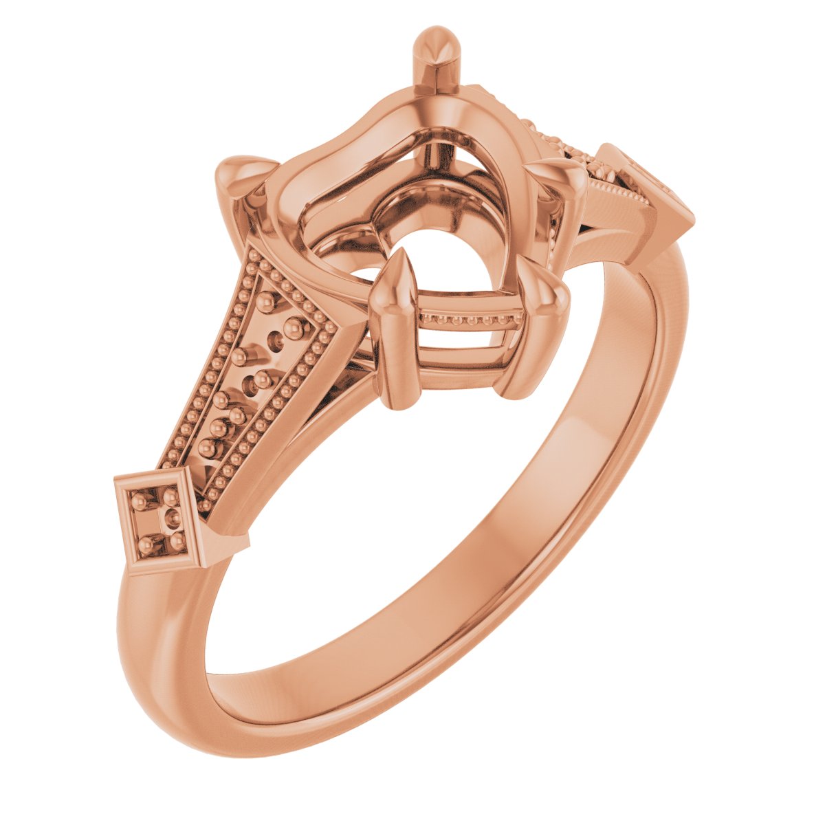 Accented Engagement Ring