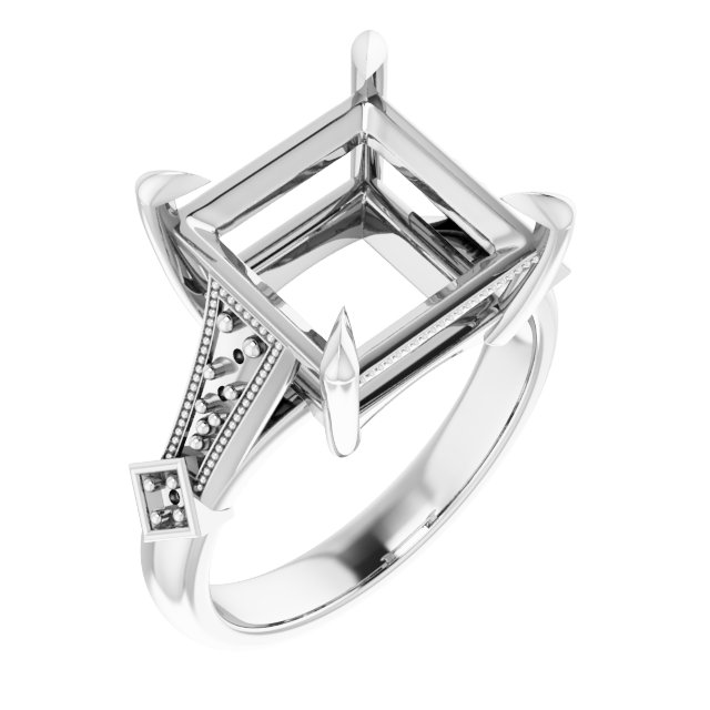 Accented Engagement Ring