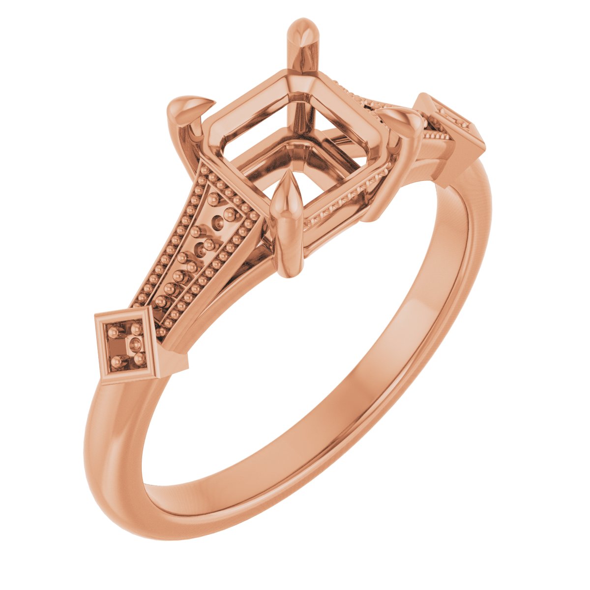 Accented Engagement Ring