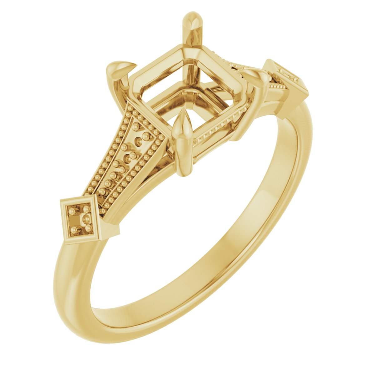 Accented Engagement Ring
