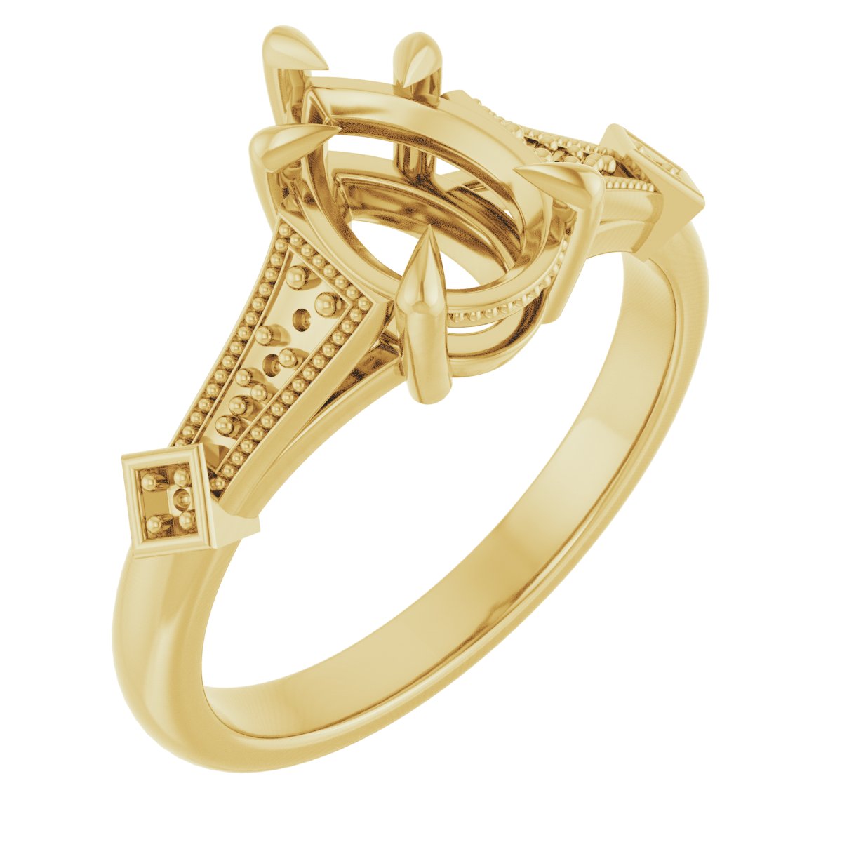 Accented Engagement Ring