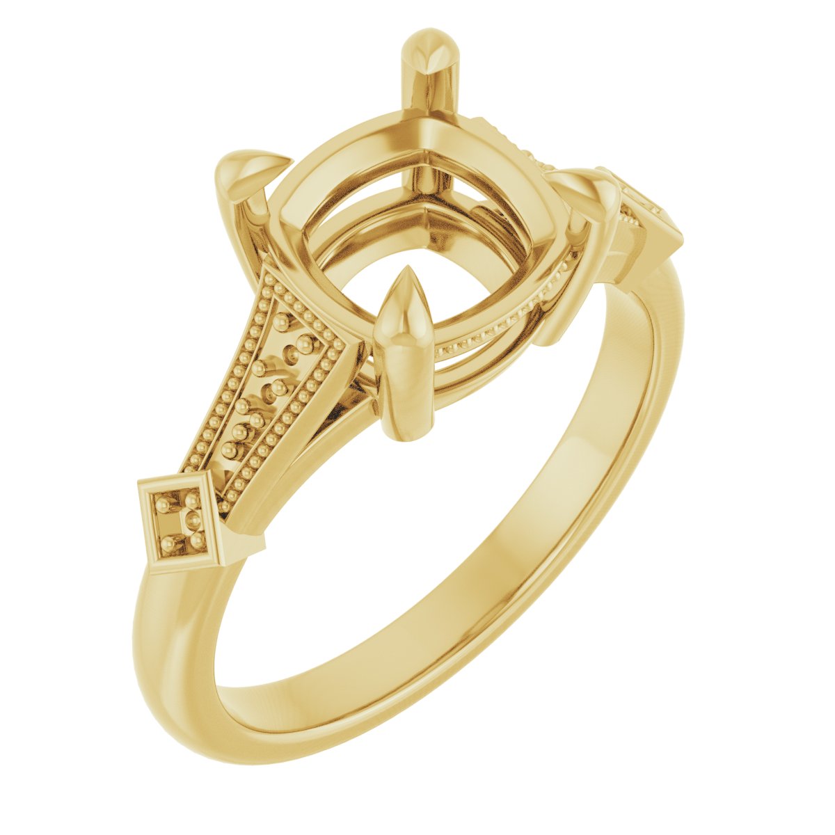 Accented Engagement Ring