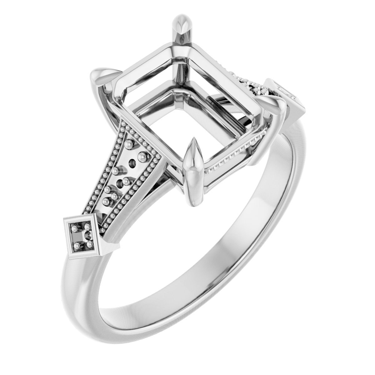 Accented Engagement Ring