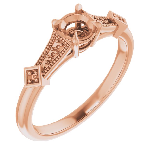 Accented Engagement Ring
