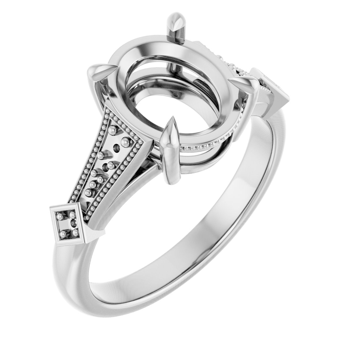 Accented Engagement Ring
