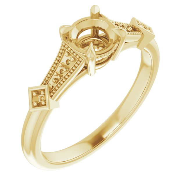 Accented Engagement Ring