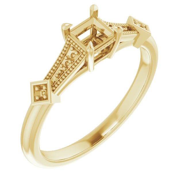 Accented Engagement Ring