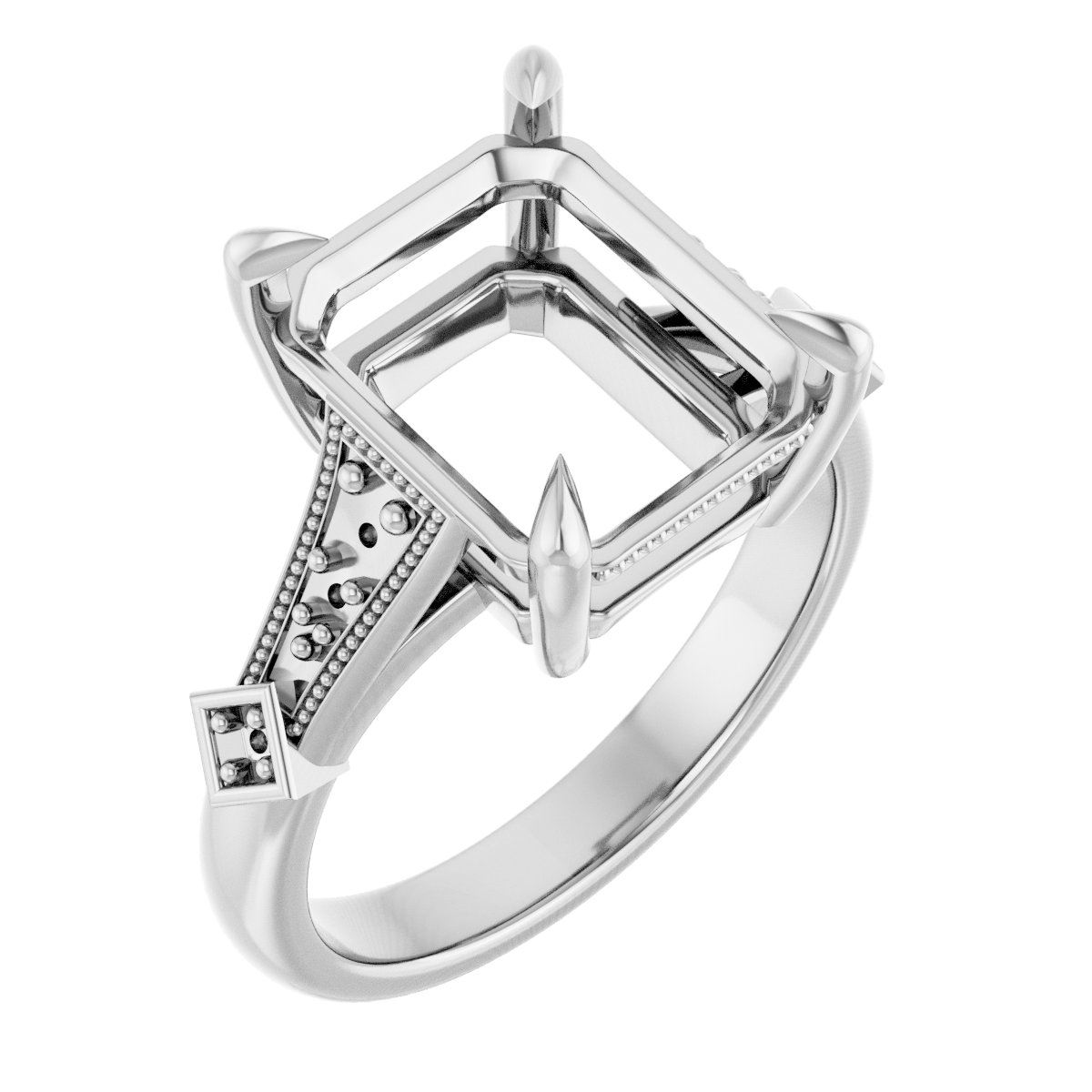 Accented Engagement Ring