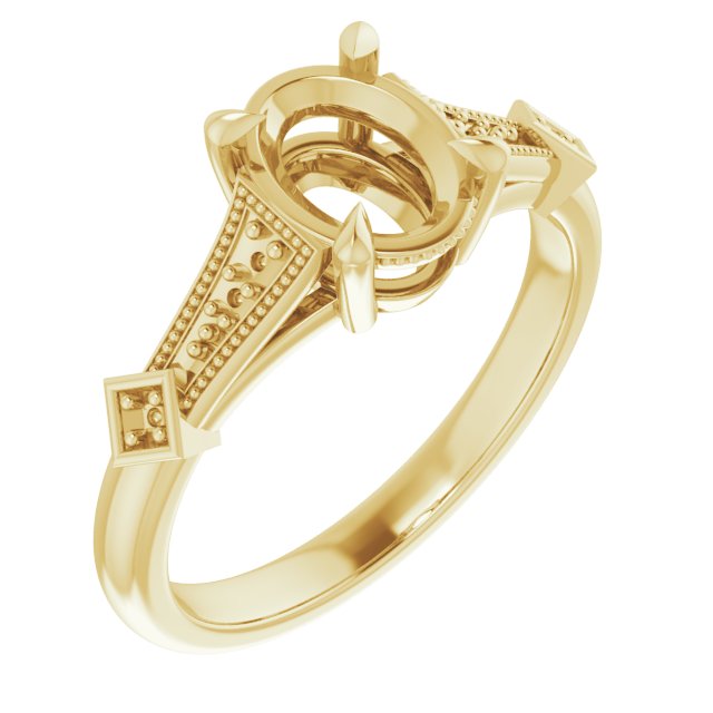 Accented Engagement Ring