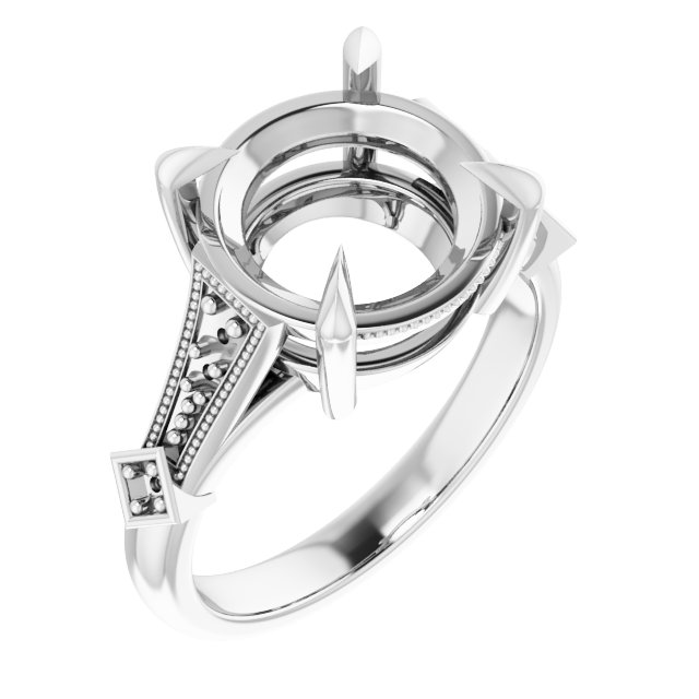 Accented Engagement Ring