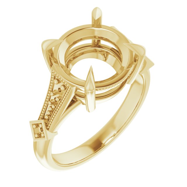 Accented Engagement Ring