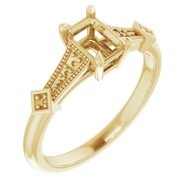 Accented Engagement Ring