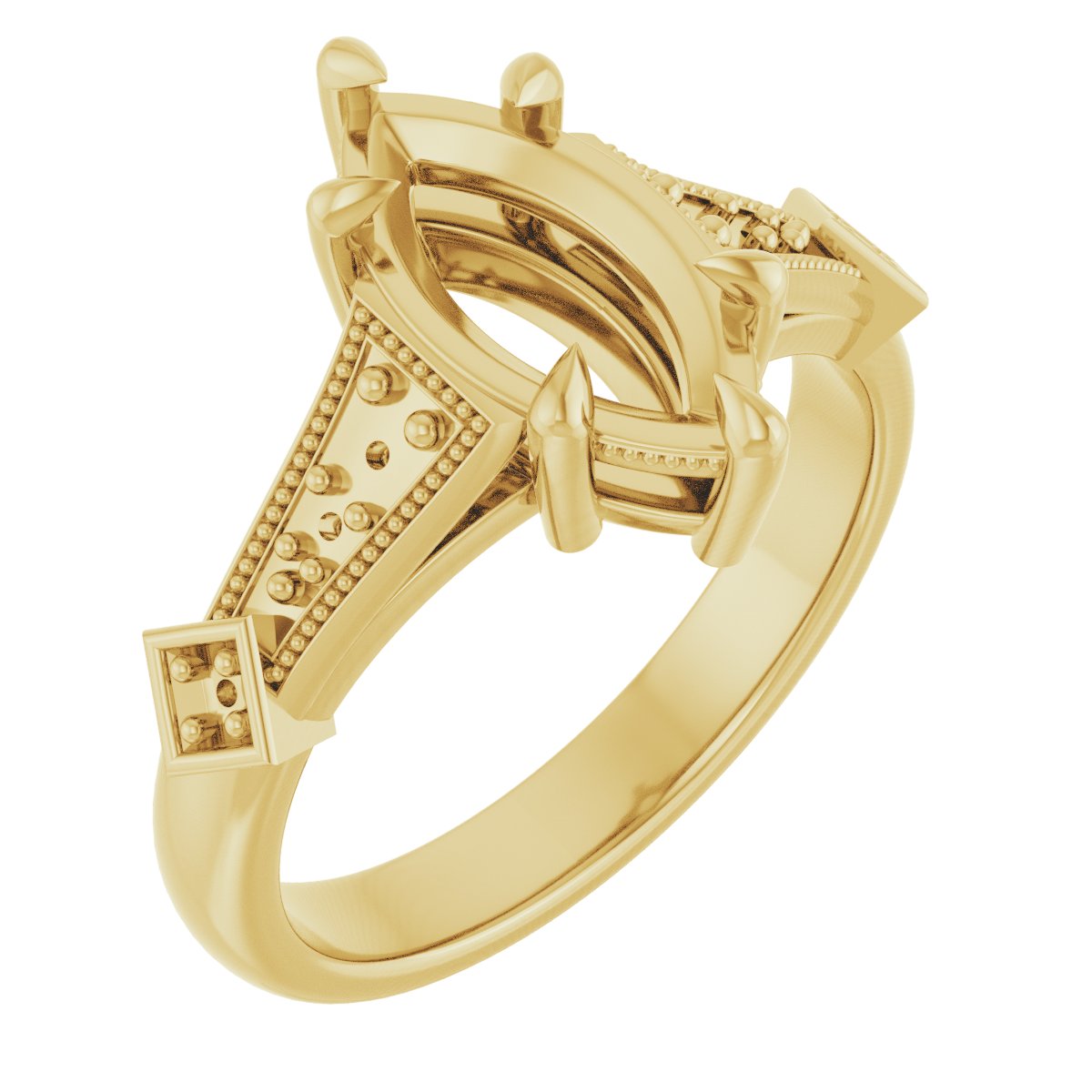 Accented Engagement Ring