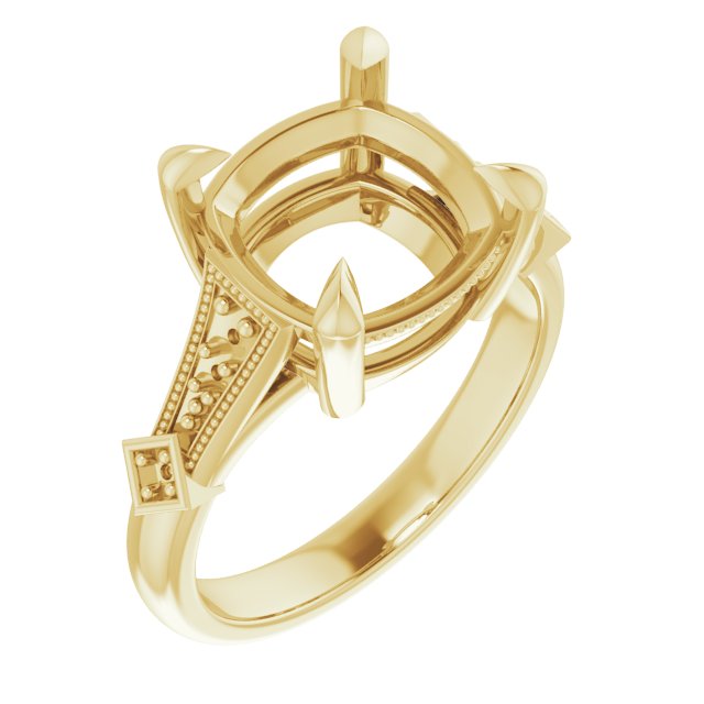 Accented Engagement Ring