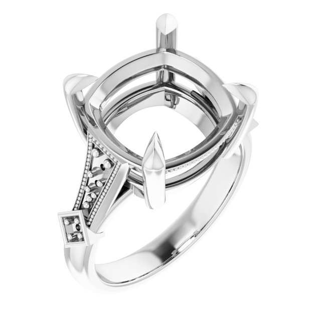 Accented Engagement Ring