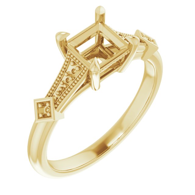 Accented Engagement Ring