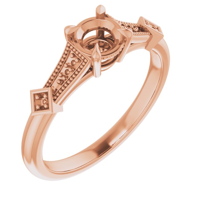 Accented Engagement Ring