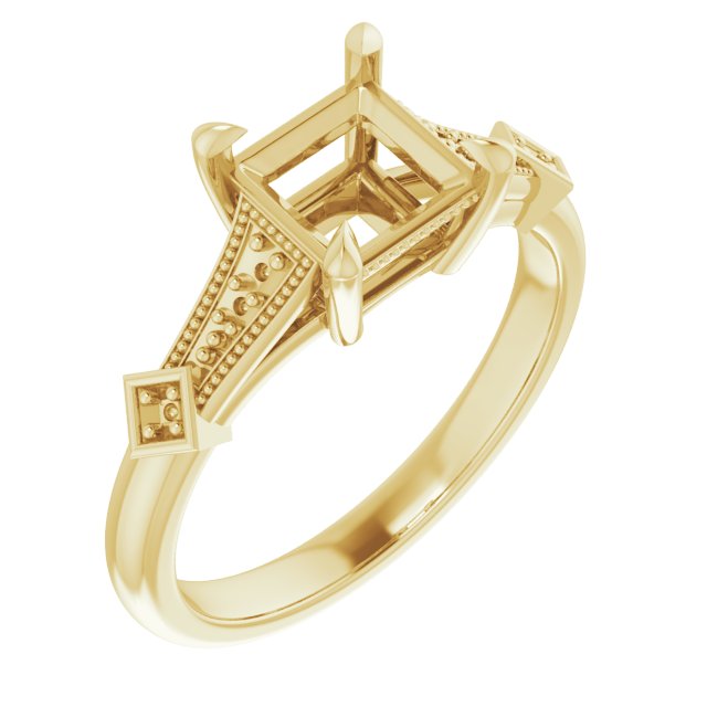 Accented Engagement Ring