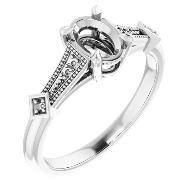 Accented Engagement Ring