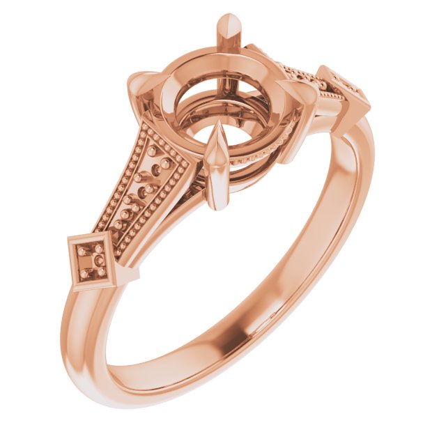 Accented Engagement Ring