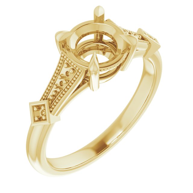 Accented Engagement Ring