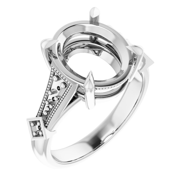 Accented Engagement Ring