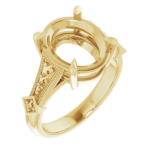 Accented Engagement Ring
