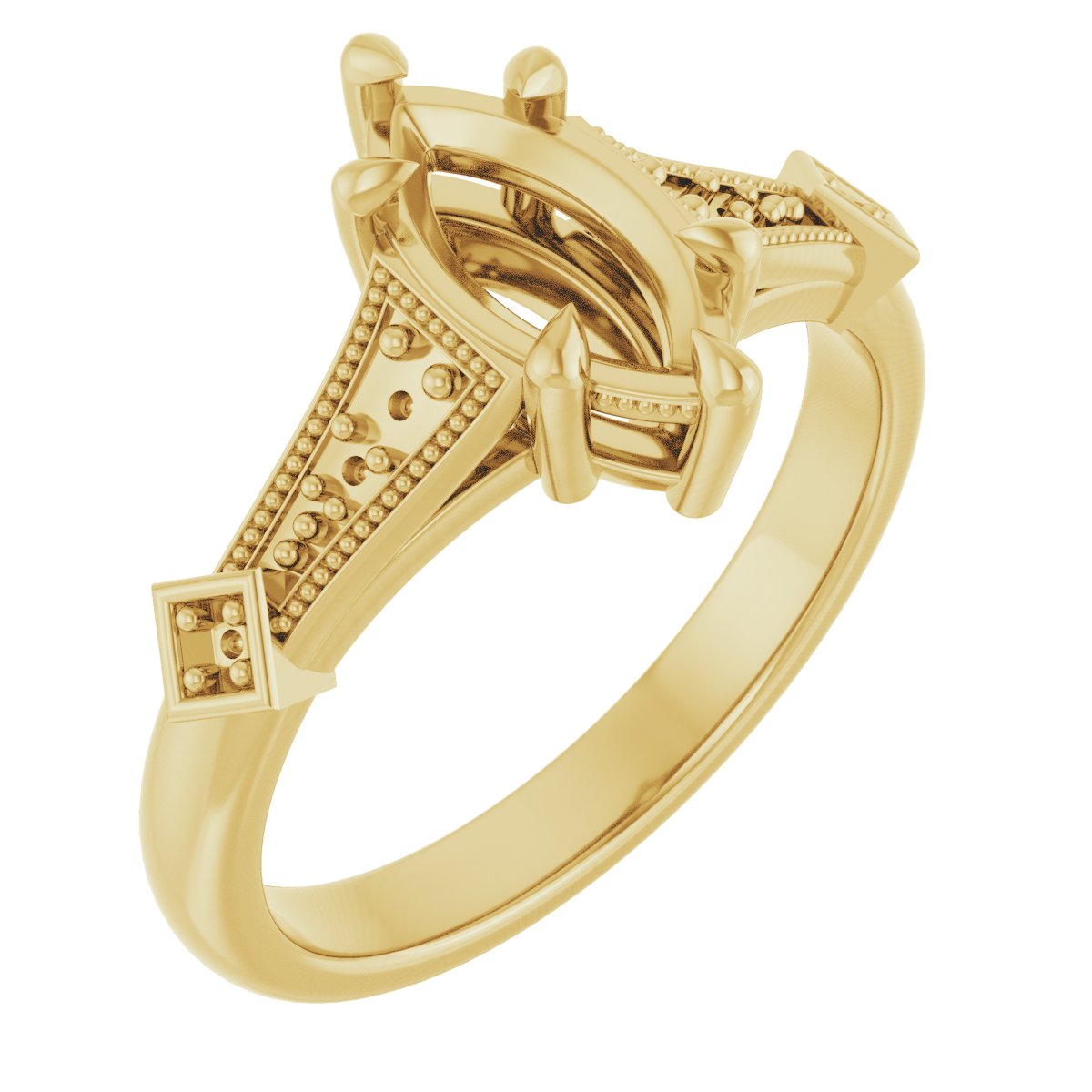 Accented Engagement Ring