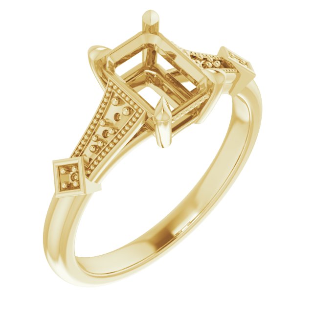 Accented Engagement Ring