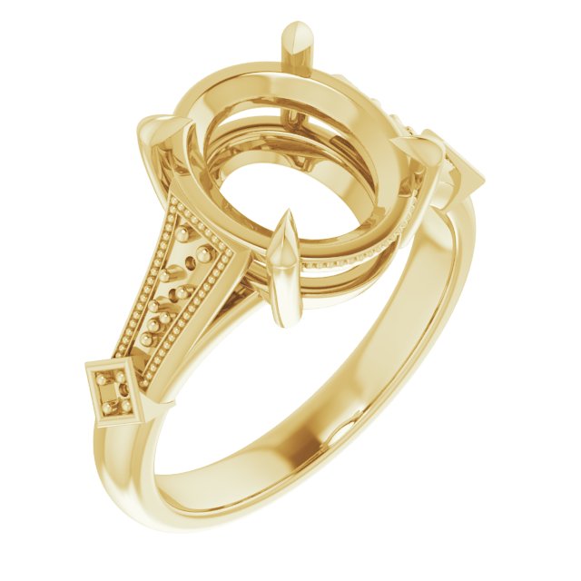 Accented Engagement Ring